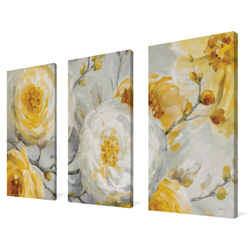 "Sunshine", ensemble de 3 impressions sur toile