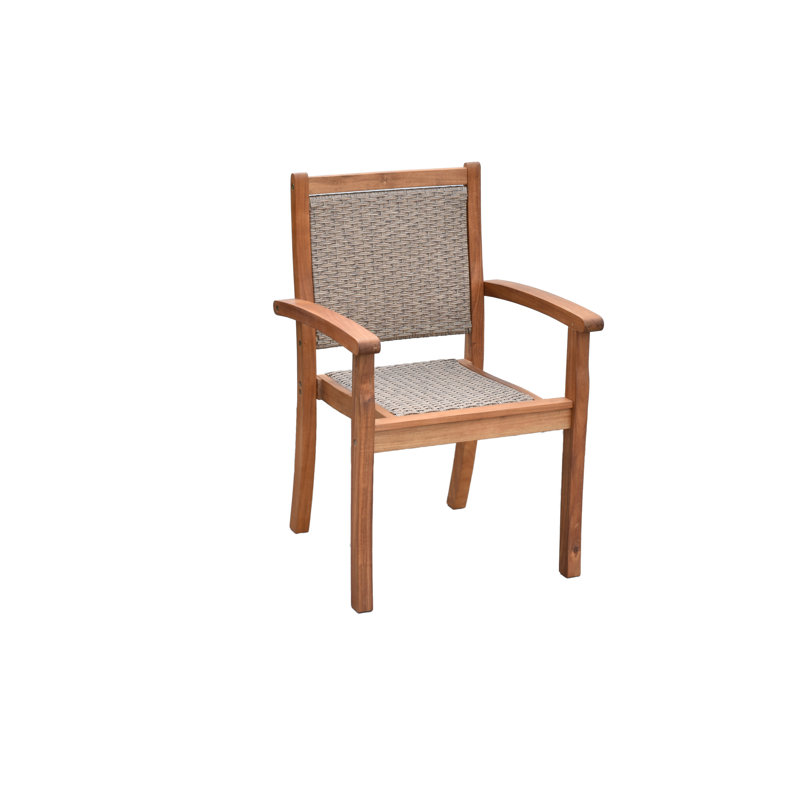 Castilla 4 - Person Acacia Wood Patio Dining Set with Extendable Rectangular Table