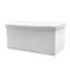 Repose-pieds avec rangement 30 "White Boucle
