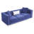 Tina 87'' Velvet Sofa-61068313