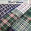 Ensemble de courtepointe réversible en coton rouge / vert / bleu Adleson-1637854668