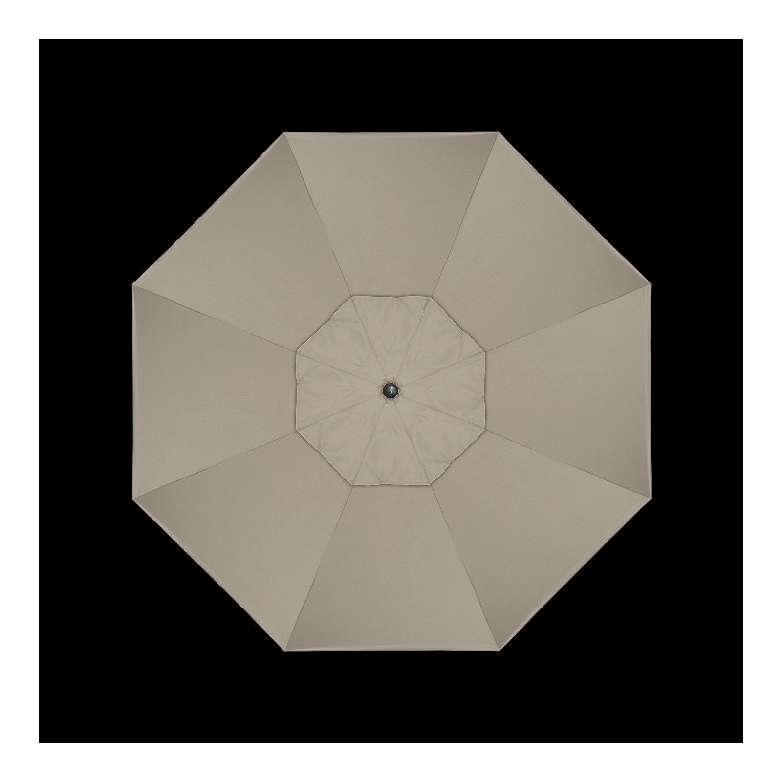 9' Market Sunbrella Umbrella, Taupe- Pacifica