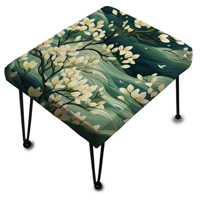 Mangrove Serenity Tropical - Repose-pieds rectangulaire Tropical