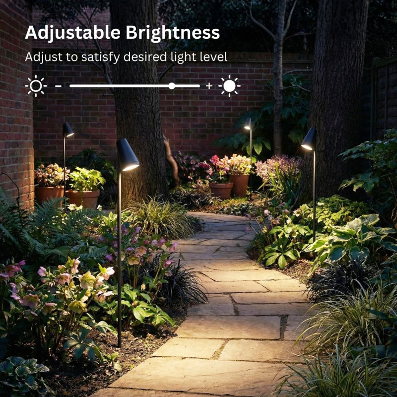 Auraglow Colour Changing IP65 Tall Outdoor Garden Spike Light