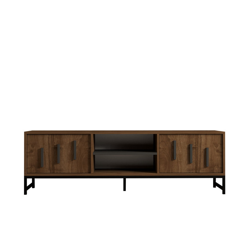 Puqa Design TV Stand for TVs up to 70", Brown