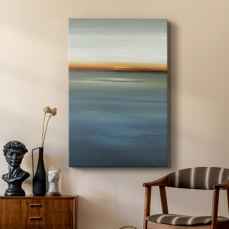 «Beside the Blue I» - galerie sur mesure Cavas, H 60 po x l 40 po