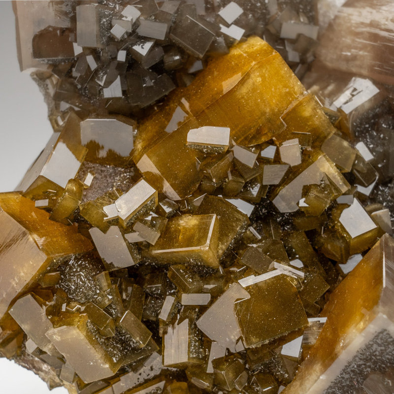 Golden Barite Crystals From Nandan County, Hechi, Guangxi, China