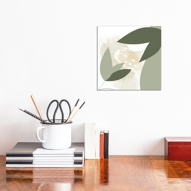 Organic Greens II by Kimberly Allen - Wrapped Canvas Painting, 30.48 cm H x 30.48 cm W
