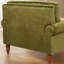 Fauteuil d'appoint à accoudoirs roulés encastrés-67161037