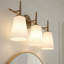 Erlandson 3-Light Dimmable Metal Vanity Light with Frosted Glass Shades-353800845-353800882