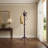 Retro Solid Wood Floor Coat Rack With A Stable Triangular Base And 14 Hooks For Convenient Storage. Suitable For Entryways And Offices, Its Simple Design Exudes Understated Elegance.