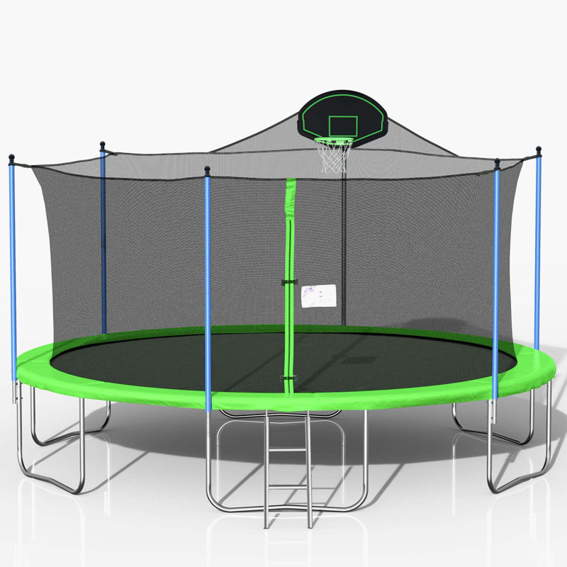 Trampoline de cour arrière de 16 pi avec enceinte de sécurité Beyong
