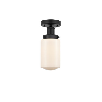 Erkson Glass Semi Flush Mount