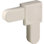 Prime-Line 1/4 x 5/8 in. White Plastic Mobile Home Screen Frame Corner