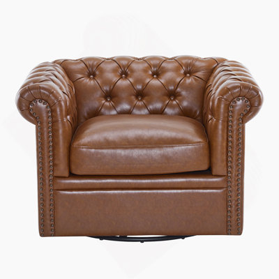Chesterfield Swivel Club Chair