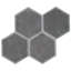 Carrelage mural en porcelaine mate 7,87 po x 9,45 po Dakota Hexagon-79122834