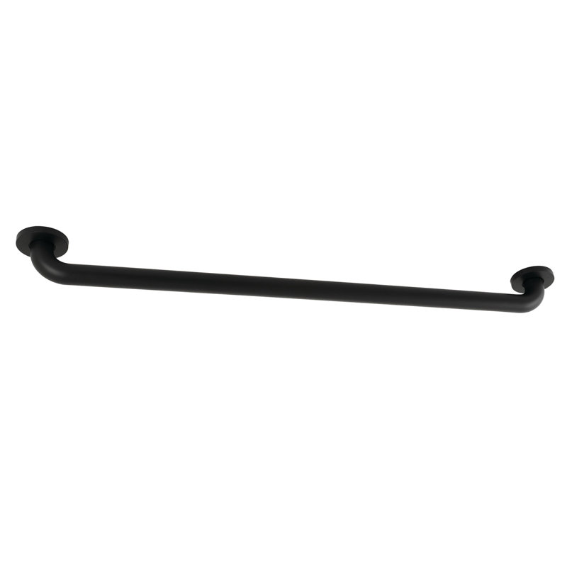 Kingston Brass Silver Sage 1-1/4 Inch O.D Grab Bar, 2.88" H x 32.75" W x 2.75" D, Matte Black