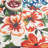 Alliene Hand Tufted Wool Cotton Floral Rug in Ivory/Orange-1365670242