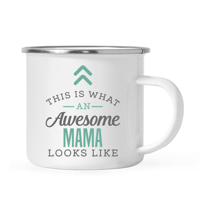 Stainless Steel Camping Mug, Mama