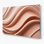 Gradient Abstract 73, art mural en métal brun