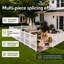 Panneaux de clôture d'intimité pour l'extérieur H 45 po x l 36 po (2 panneaux), housse de climatiseur multi-usage, moustiquaire, diviseur de jardin et d'animal de compagnie