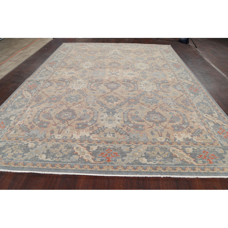 Tapis oriental en laine beige
