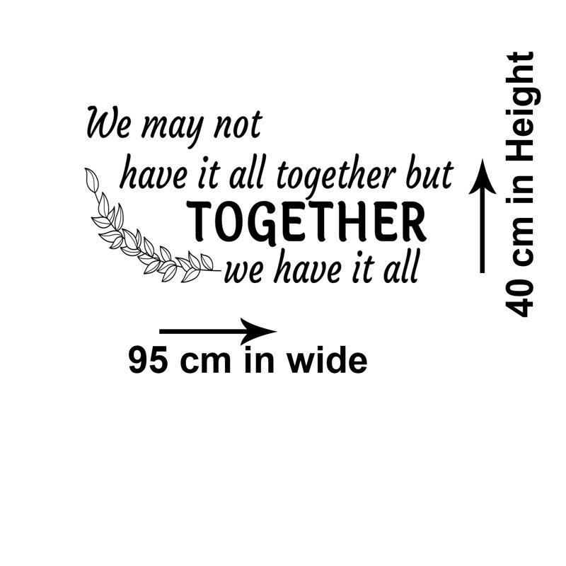 Non-Wall Damaging Wall Decal