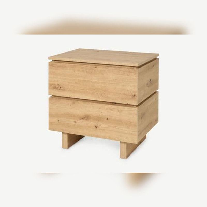 60cm W Manufactured Wood Bedside Table