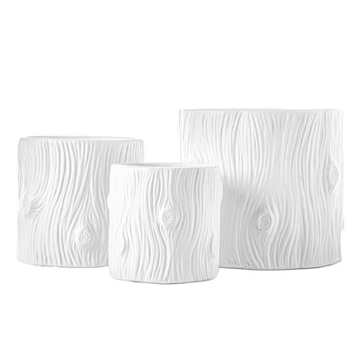 Ensemble de pots à fleurs en céramique 3 pièces