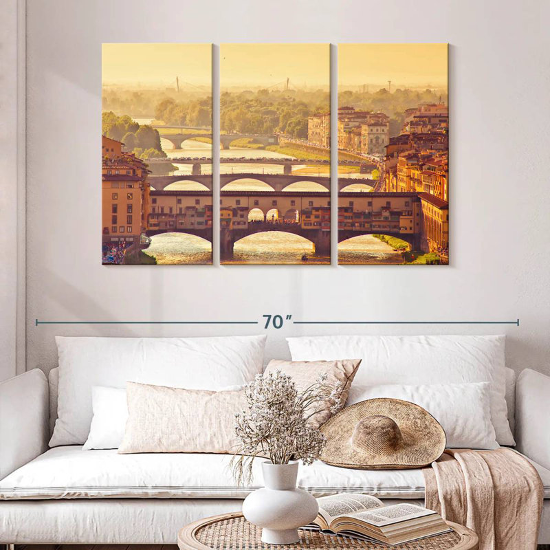 Lilie Ponte Vecchio, 28" H x 45" W