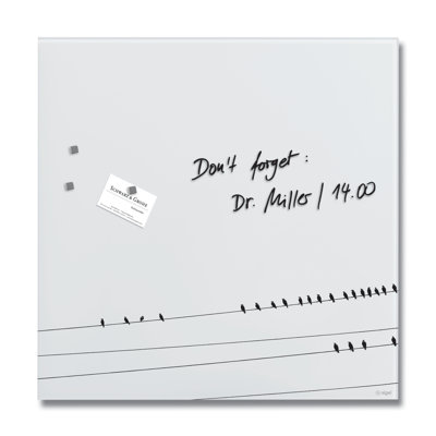 Artverum Wall Mounted Magnetic Glass Board