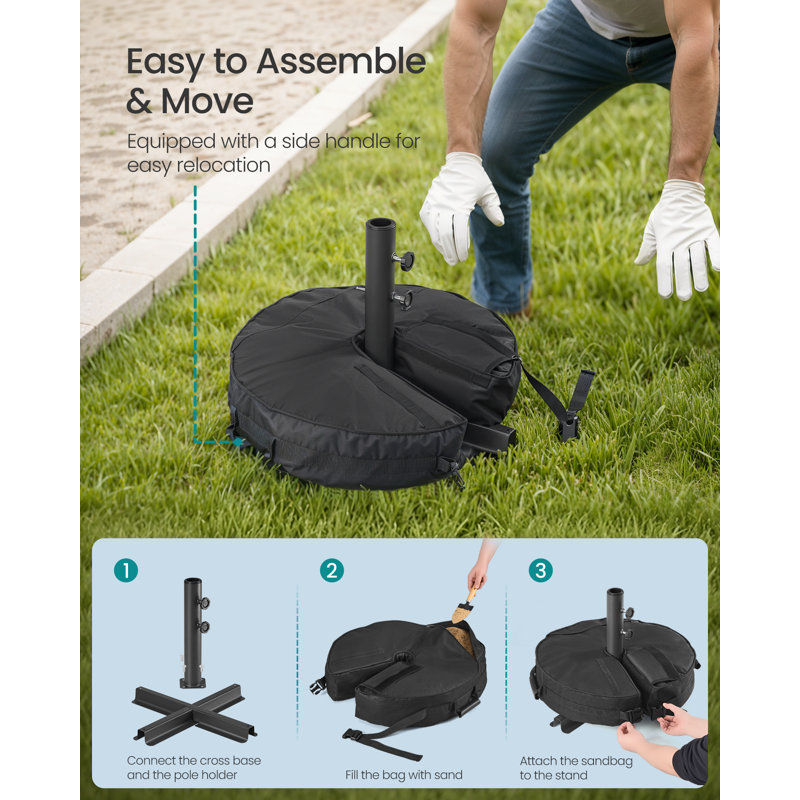 2.3kg Steel No Installation Needed Umbrella Base