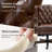 Heeg Genuine Leather Swivel And Rocking Office Chair With Solid Wood Base-108582111