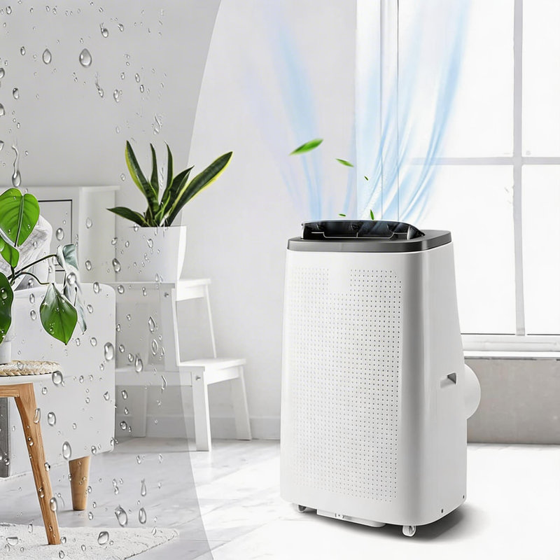 3-in-1 Air Conditioners, with Remote Control, 14000 BTU, Dark Gray