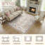 Tapis lavable à motif floral de style campagnard antidérapant pour chambre d'enfant - rose-1415507864-1416020717