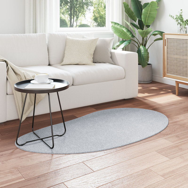 Area Rug Grey Non-Slip, Cotton, Novelty 80 x 150 cm