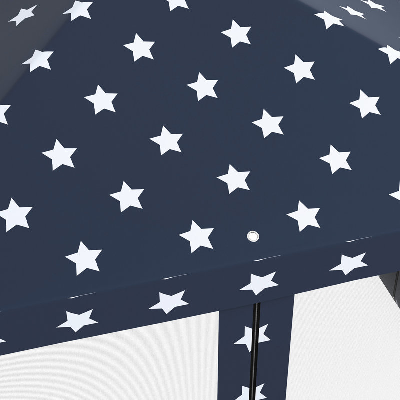 Auvent 10 'X Pop Up Pour les événements et rassemblements extérieurs, jardin, patio. Hauteur réglable. Couverture de 100 pieds carrés pouvant accueillir 10 personnes. Installation et transport faciles. Filet protégé,