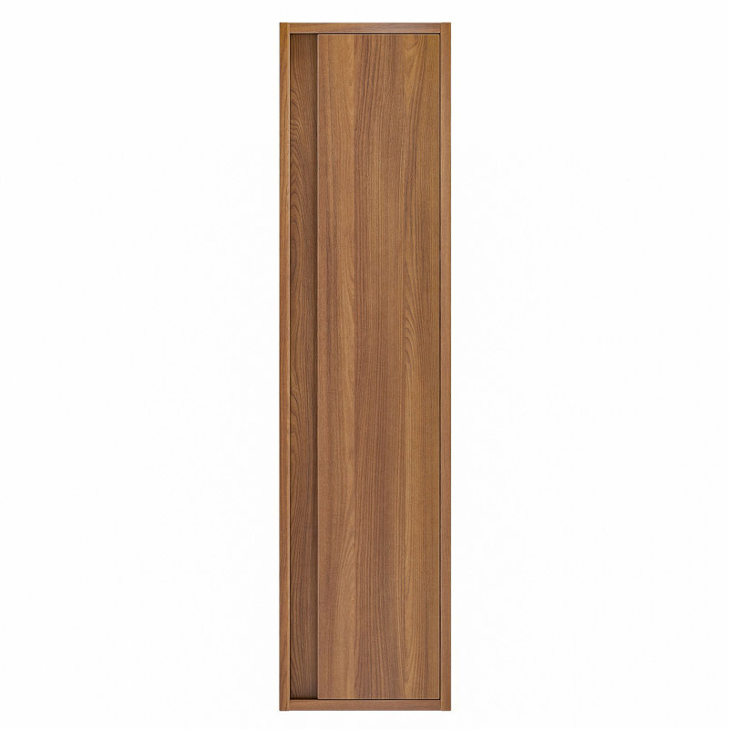 Amalfi bathroom tall unit 30x27x140cm, Olive Green White color, 1 door with soft-close system, elegant vertical storage, wall-mounted – 