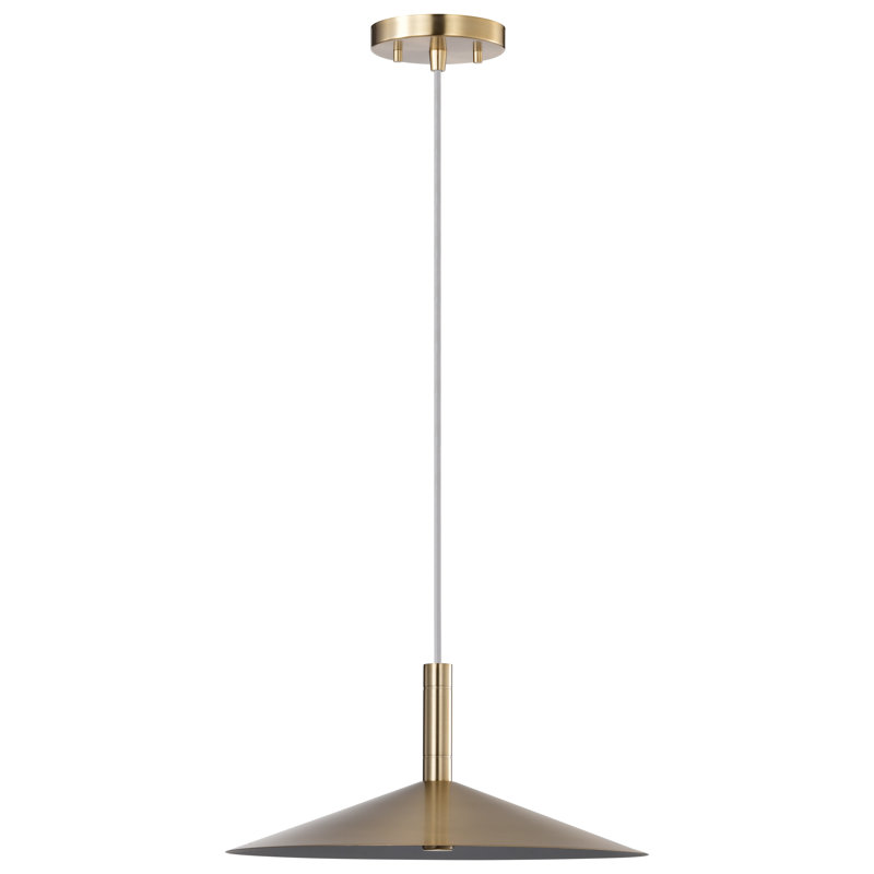 Vicente - LED Pendant - 3K/4K/5K CCT Selectable, 151.13" H x 14" W x 14" D, Burnished Brass