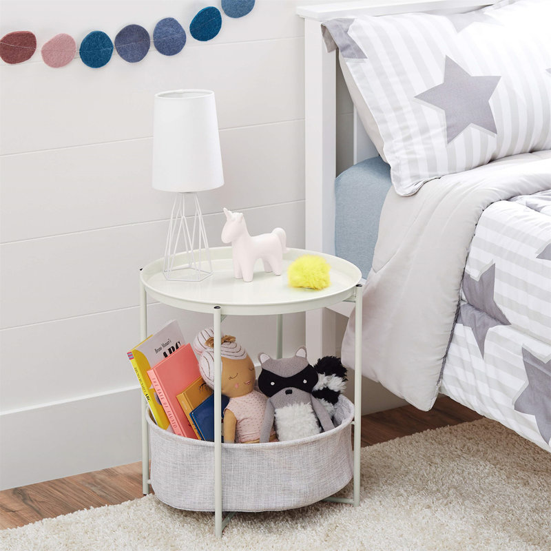 Avionna End Table, White
