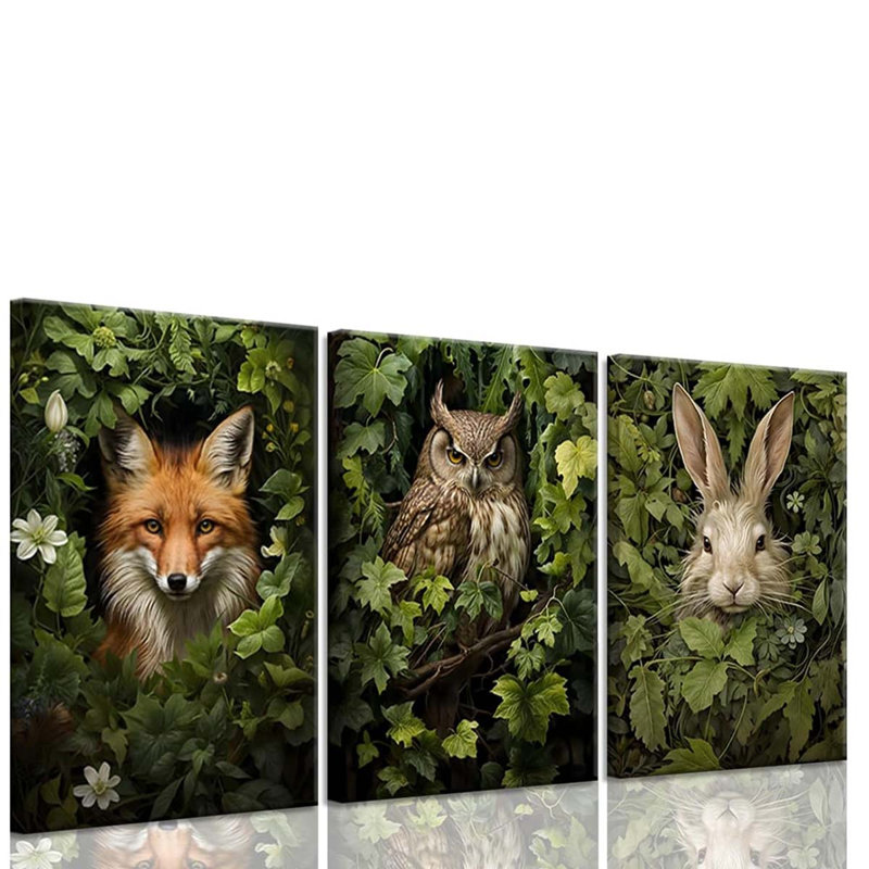 3 Piece Wrapped Canvas Print, 40 cm H x 30 cm W