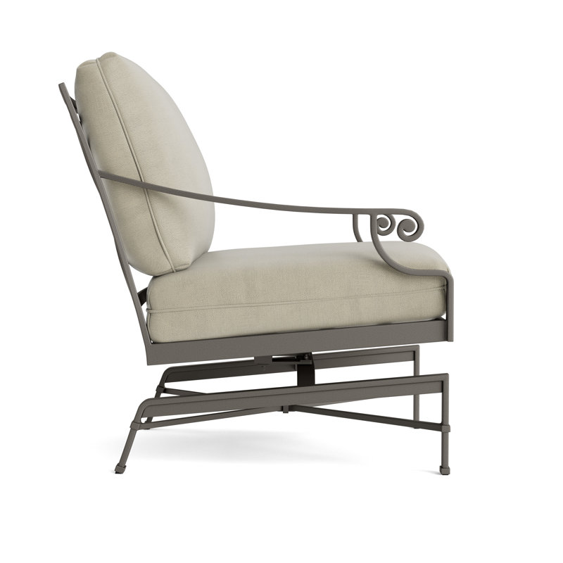 Venetian Outdoor Lounge Chair, Mica, Fusion Neptune