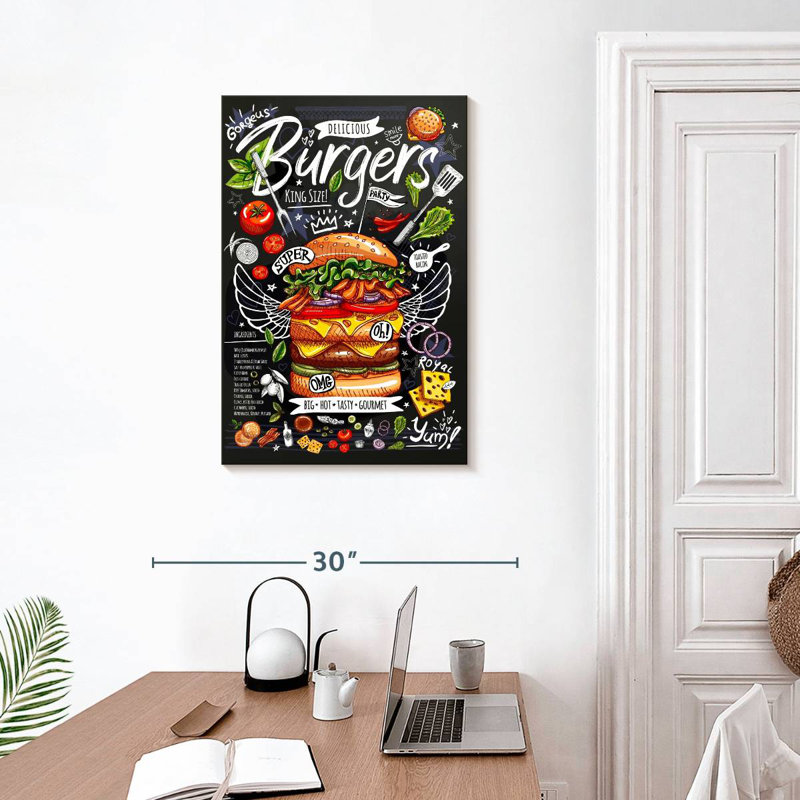 Yarlin King Size Burger, 30" H x 20" W