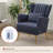 Upholstered Armchair with Wingback Design-724137314
