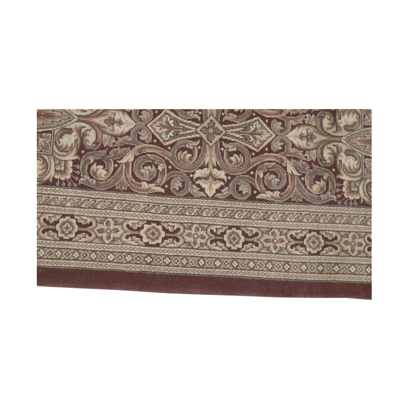 Hand-Knotted High-Quality Red Area Rug