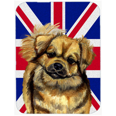 Union Jack Wood Glass Cutting Board