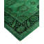 Tapis vert noué à la main de conception unique Chimel