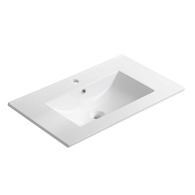 48" Bathroom Vanity Ceramic Sink