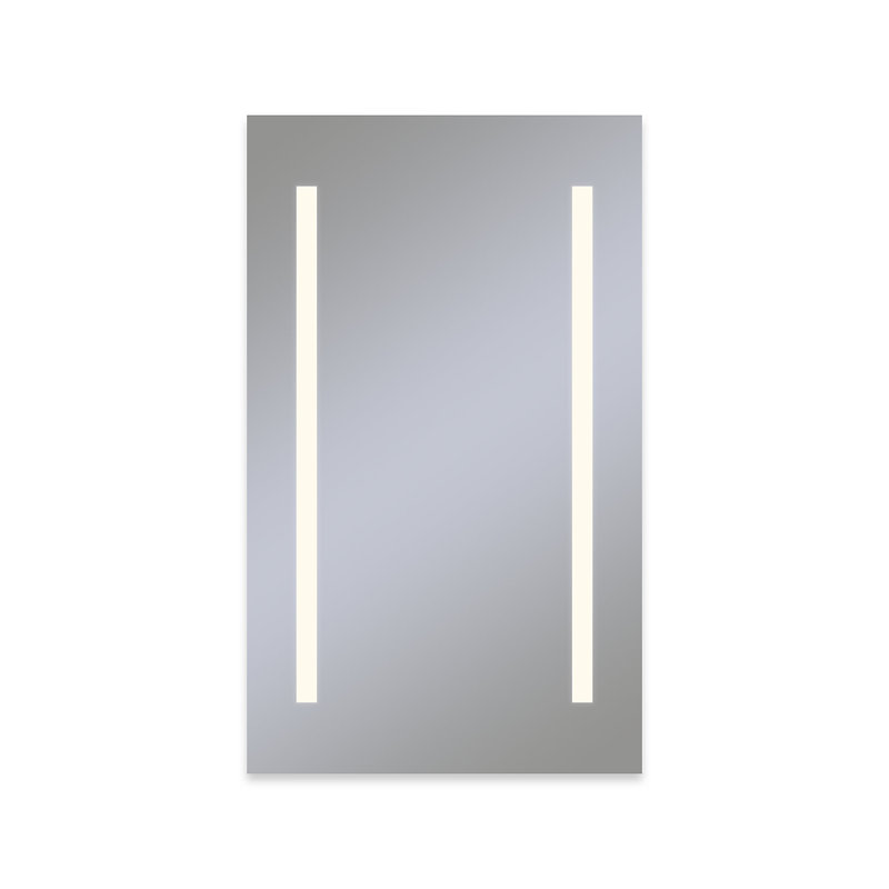Sleek Modern 39" LED-Lit Medicine Cabinet with Adjustable Shelves