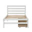 Lit plateforme simple avec rangement en bois Janciia-623459262
